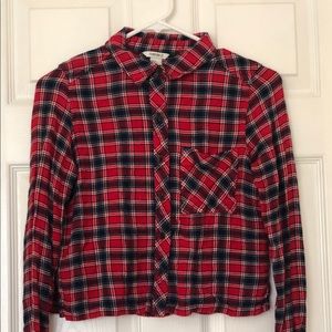 Women’s Cropped Flannel